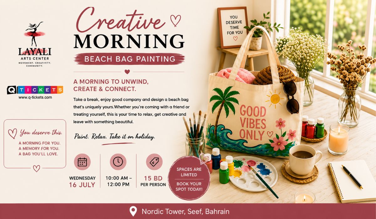 Beach Bag Painting Workshop: Create, Relax & Unwind