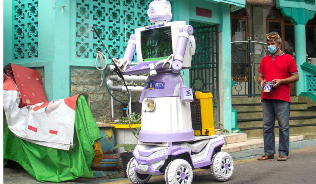 Indonesian village turns unwanted trash into COVID helper