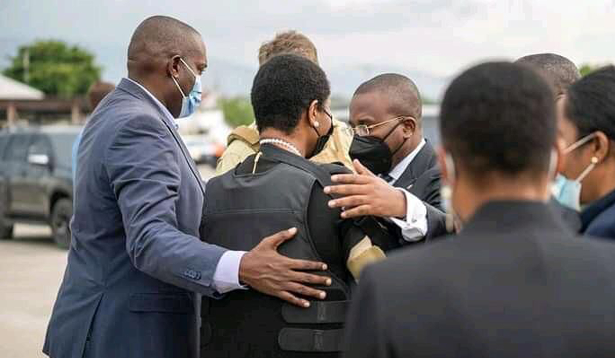 Martine Moise, widow of assassinated president, returns to Haiti