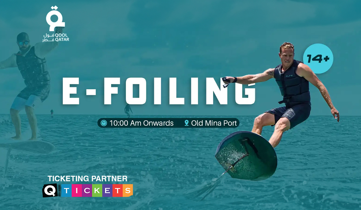 Discover the thrill of E-Foiling in Doha’s Stunning Waters